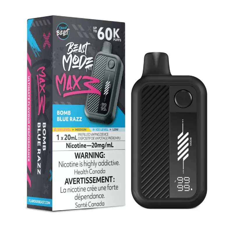 Flavour Beast - Beast Mode Max3 60K Disposable Vape - Epic Watermelon Kiwi Iced / 20MG - Image 2