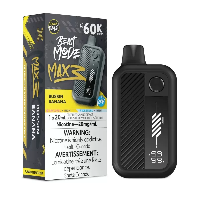 Flavour Beast - Beast Mode Max3 60K Disposable Vape - Twisted Tropical KO Iced / 20MG - Image 3