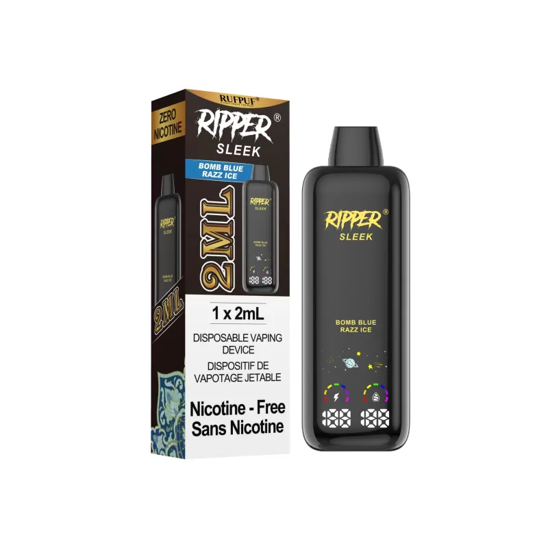 Ripper SLEEK 0NIC (2ml) - POPPIN’ PEACH RASPBERRY