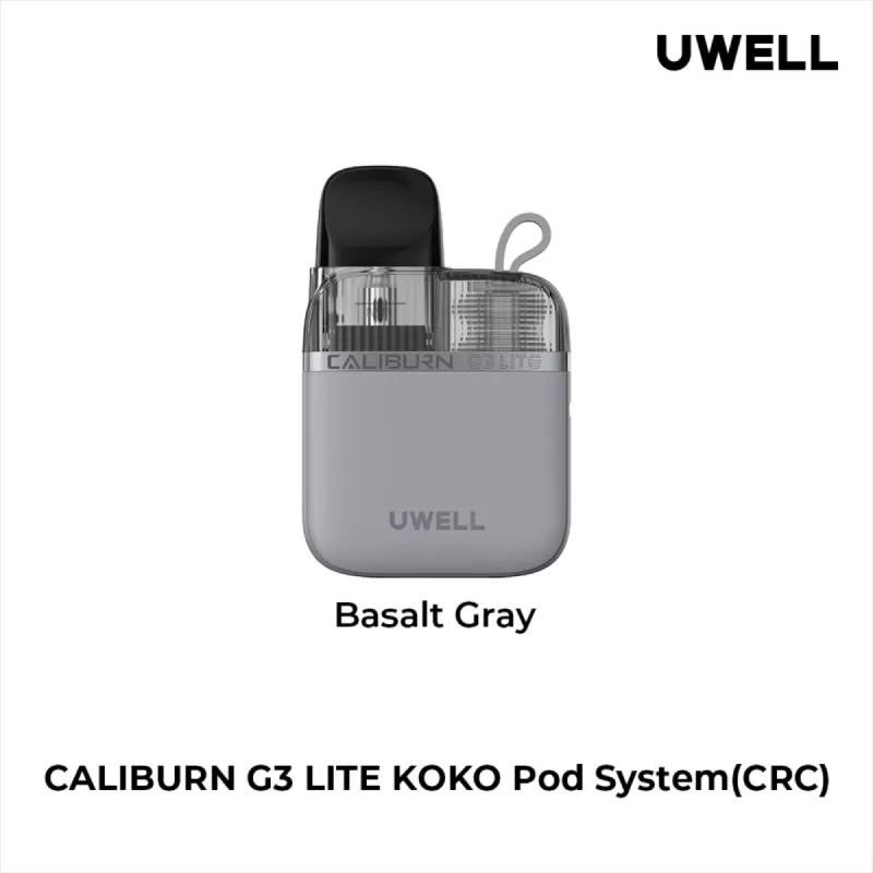 UWELL CALIBURN G3 LITE KOKO OPEN POD KIT - Basalt Gray - Image 3
