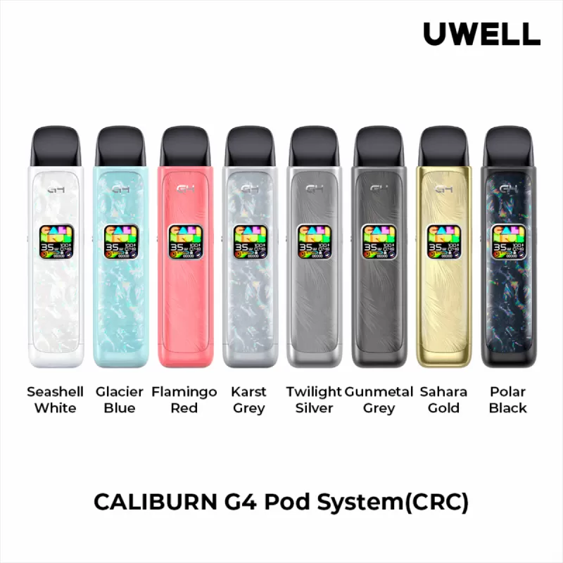 UWELL CALIBURN G4 OPEN POD KIT - Flamingo Red