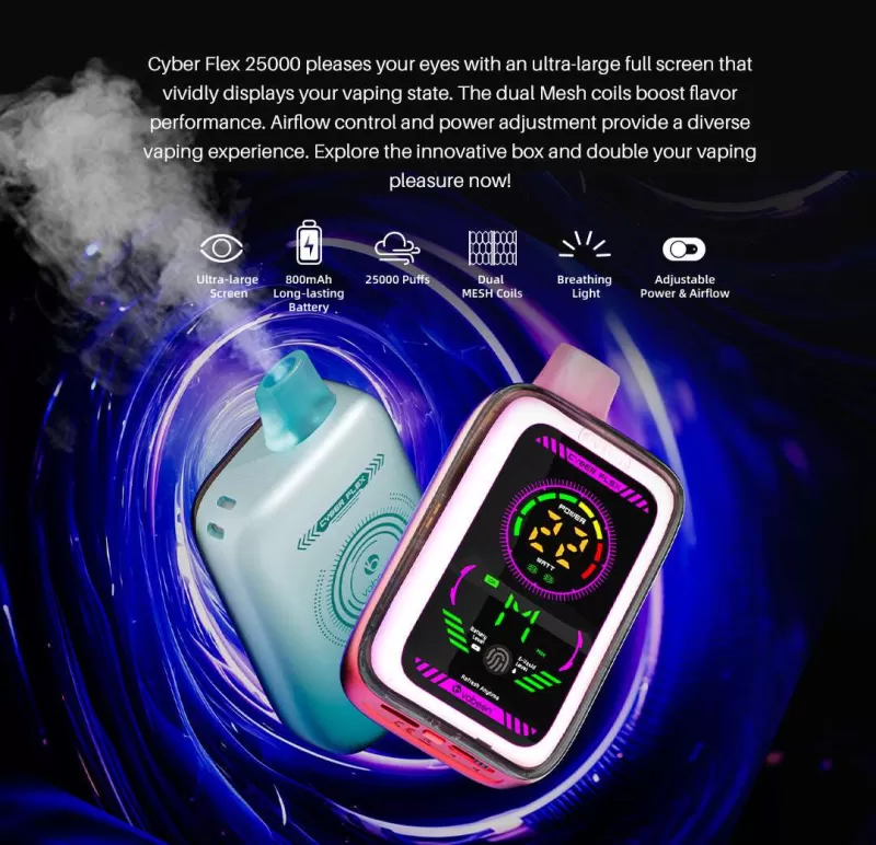 VABEEN CYBER FLEX 25K DISPOSABLE - Lush Ice / 20MG - Image 2