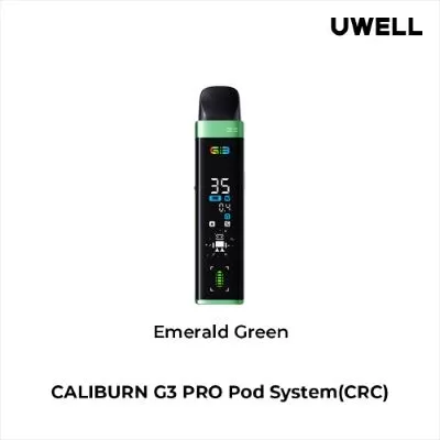 UWELL CALIBURN G3 PRO OPEN POD KIT - Frozen Green - Image 2