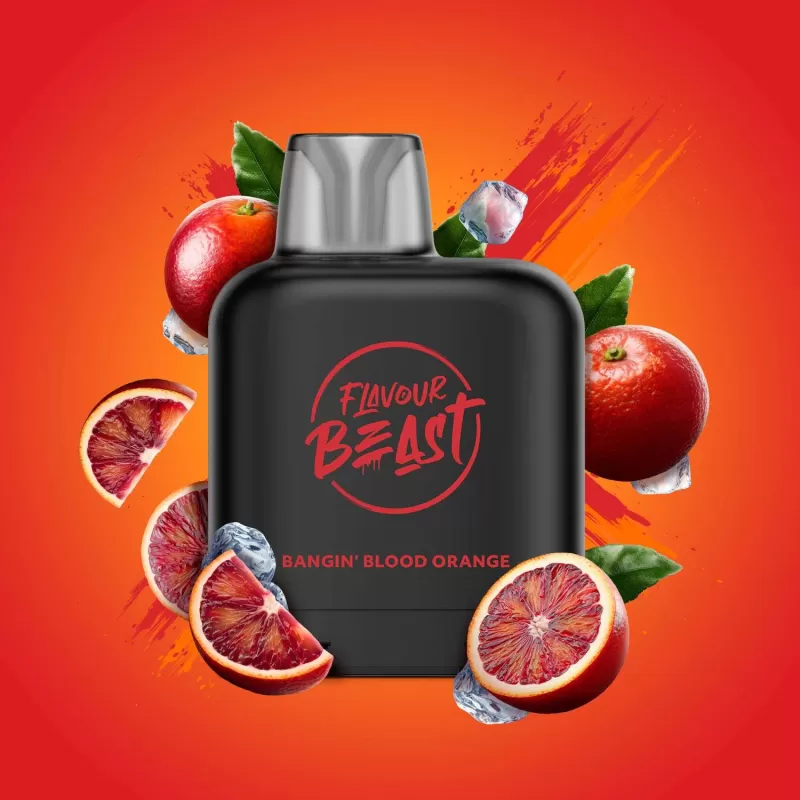 LEVEL X FLAVOUR BEAST BOOST G2 PODS - Bangin' Blood Orange Iced / 20MG - Image 2