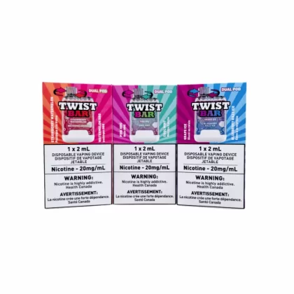 Twist bar Disposable Vape 10K Puffs ( 20MG Intense ) - Peach Ice/Peach Cream / 20MG Intence