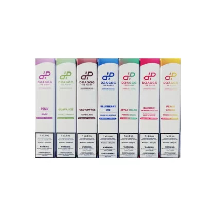 DRAGGG DISPOSABLE VAPE 4K PUFF - Guava Ice / 20MG Bold