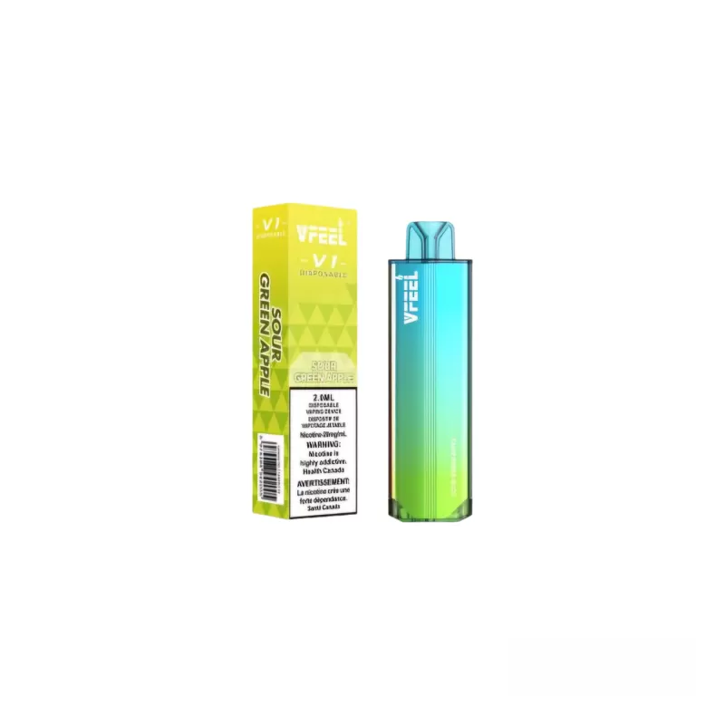 VFEEL V1 K6000 DISPOSABLE VAPE ( 20MG INTENSE ) - Blue raspberry peach ice / 20MG BOLD