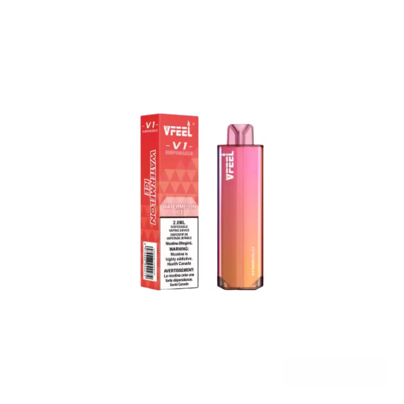 VFEEL V1 K6000 DISPOSABLE VAPE ( 20MG INTENSE ) - Blue raspberry peach ice / 20MG BOLD - Image 3