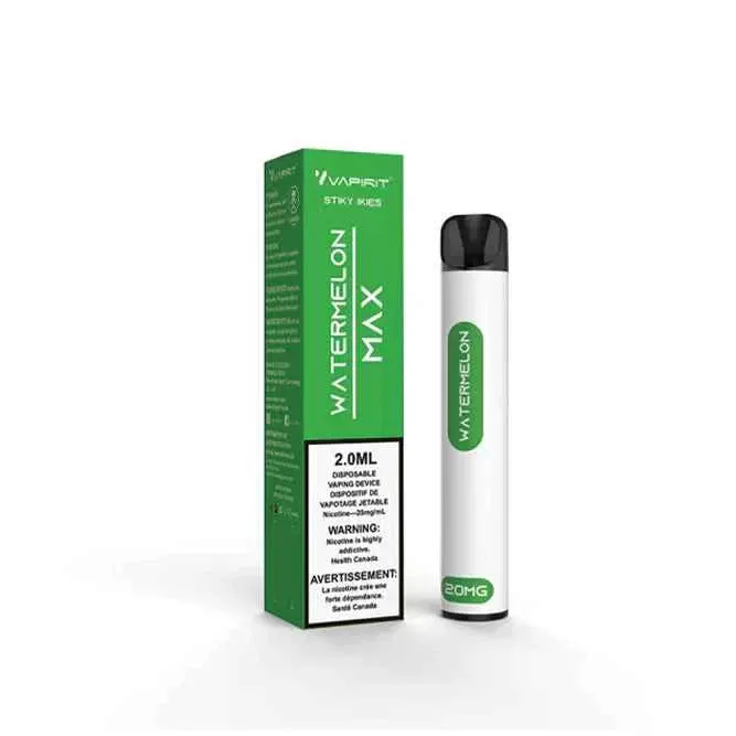 VAPIRIT DISPOSABLE VAPE - Double Mint / 20MG Intense - Image 3