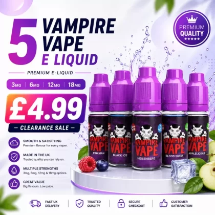 -5 Vampire Vape – Clearance Sale – TPD