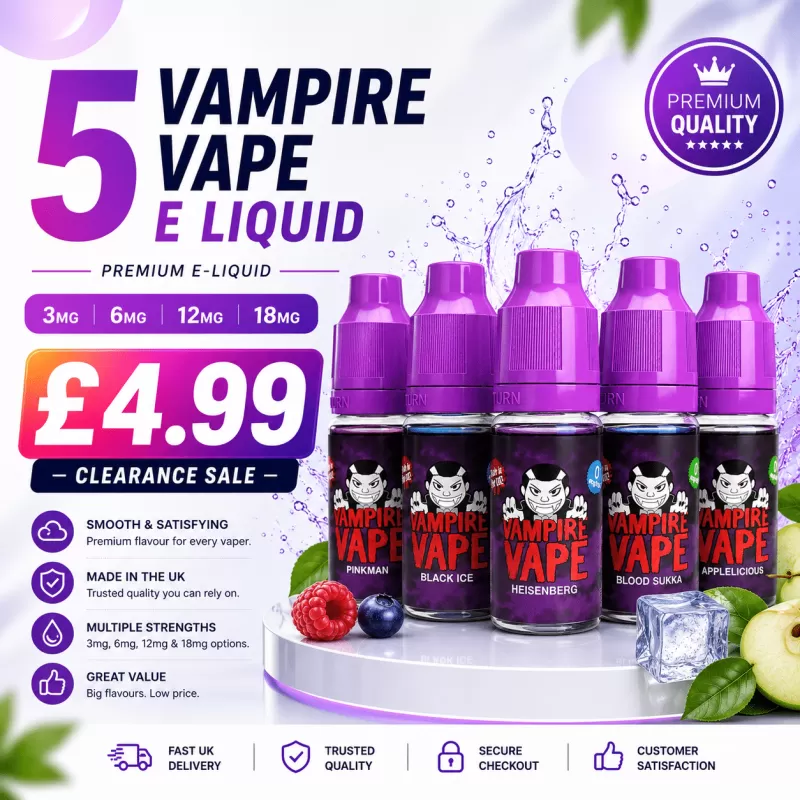 -5 Vampire Vape – Clearance Sale – TPD