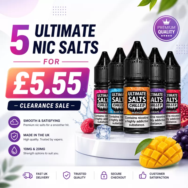 -5 Ultimate Salts – Clearance Sale – TPD