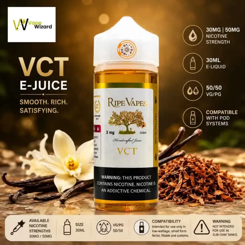 Ripe Vapes VCT Salt Series 30ml E Liquid In UAE
