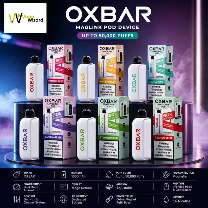 OXBAR Maglink 50K Only Pod in UAE