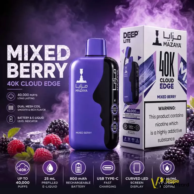 Mazaya 40k Deep Lite 20mg Disposable Vape in Dubai