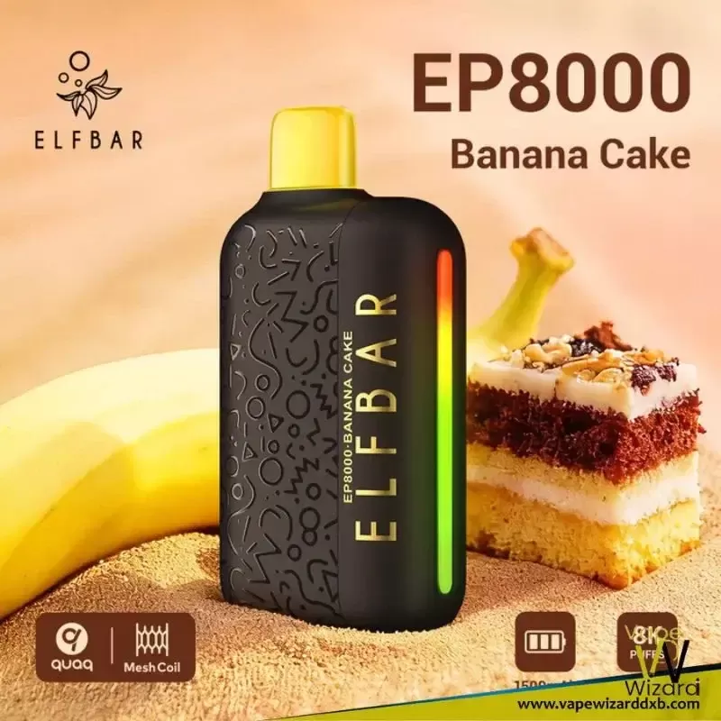 Elfbar EP 8000 Puffs 5%(50mg) None Rechargeable Disposable Vape - Image 2