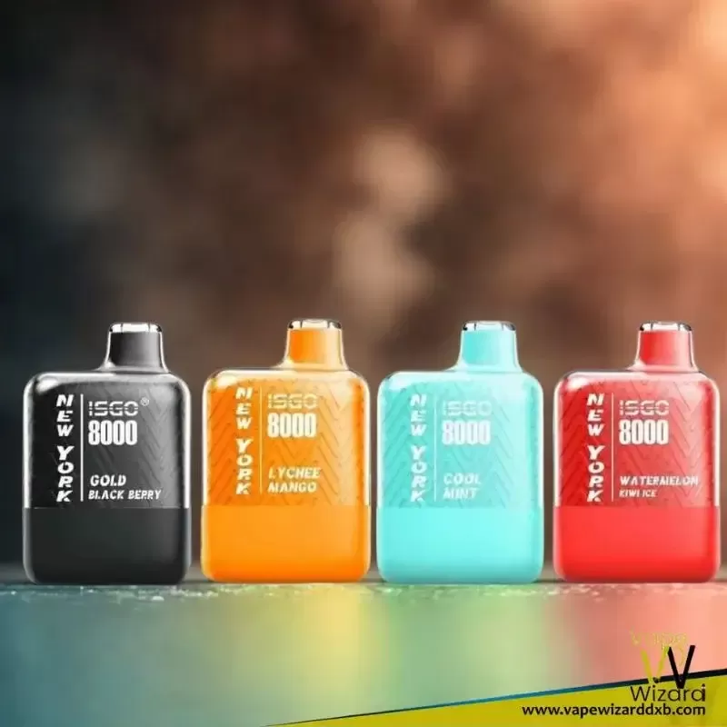 Isgo New York 8000 Puffs Rechargeable Disposable Vape