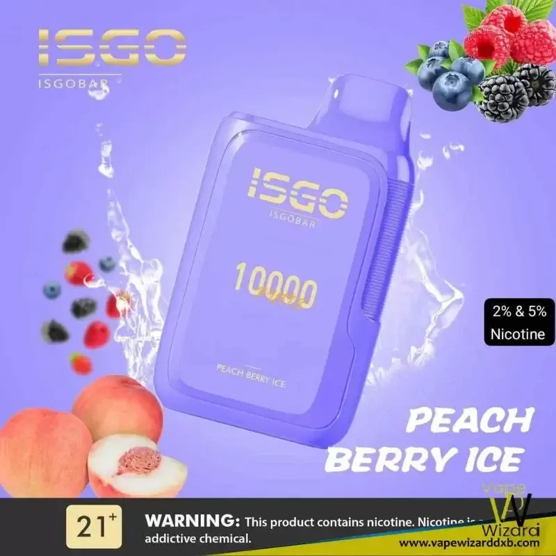 ISGO BAR 10000 Puffs 5% Nicotine Disposable Vape - Image 3