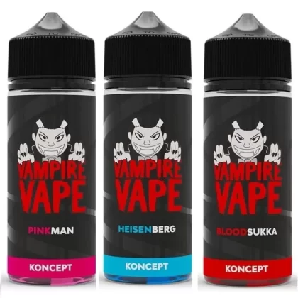 8x KONCEPT XIX 100ml Premium E Liquids by Vampire Vape – 70%VG