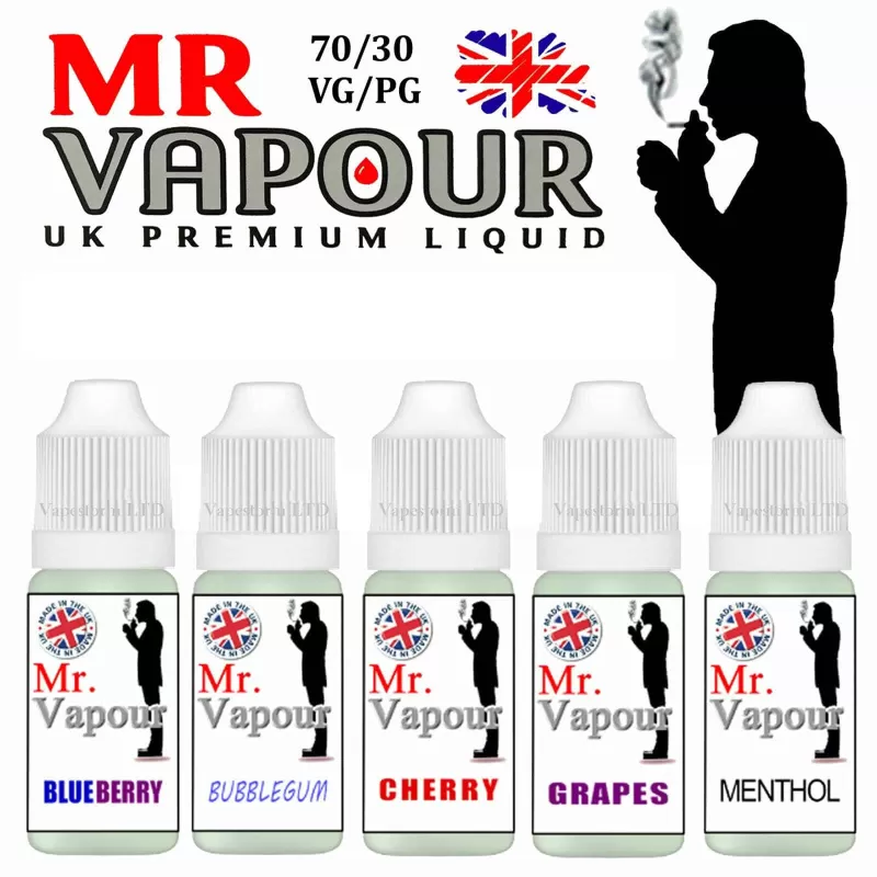 20X Mr Vapour E Liquid – 70%VG – Bulk Buy Deals – 10ml TPD