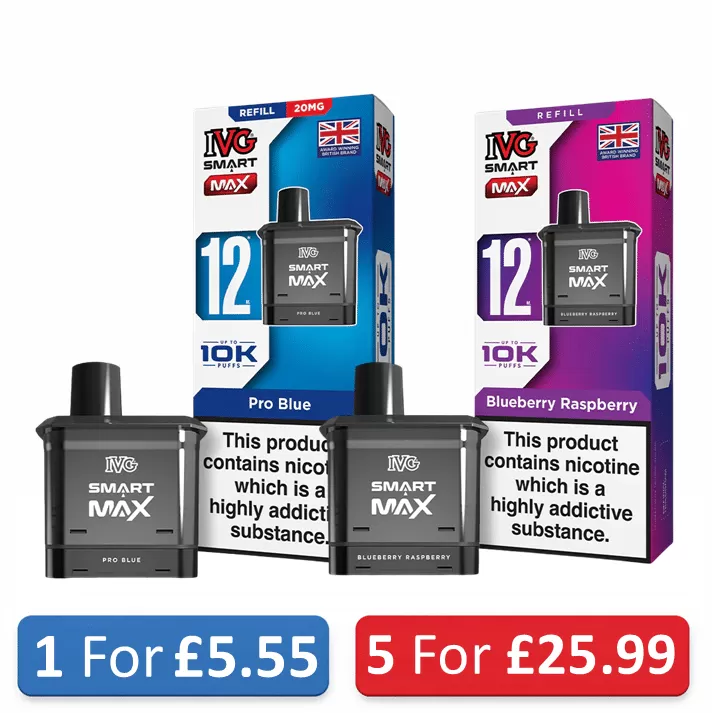 IVG Smart Max Refill Pods 20mg – 10K Puffs