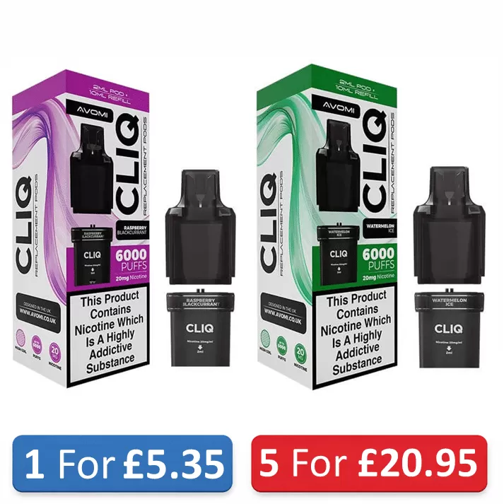 Avomi Cliq 6000 Refill Pods 20mg – 6K Puffs
