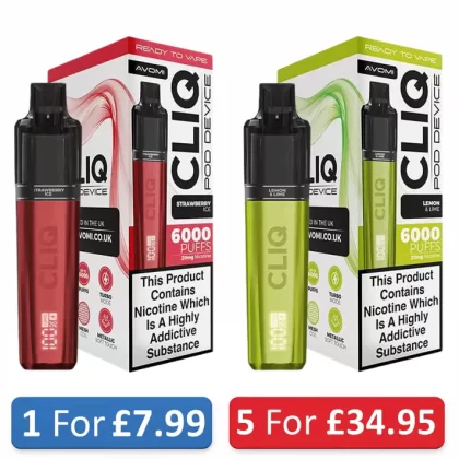Avomi Cliq 6000 Prefilled Pod Kit 20mg – 6K Puffs
