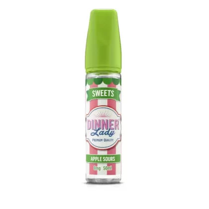 Apple Sour Dinner Lady 50ml Shortfill e Liquids – 70VG
