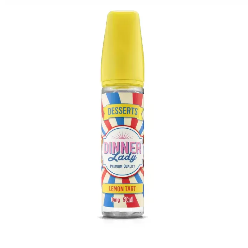 Lemon Tart Dinner Lady 50ml Shortfill e Liquids – 70VG