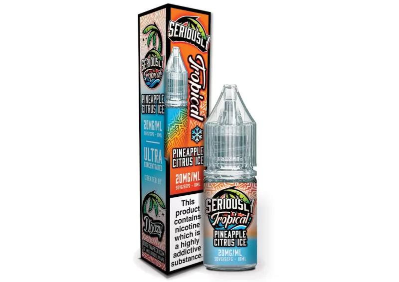 Pineapple Citrus Ice Seriously Salty – Doozy Nic Salts e Liquid 10ml – TPD