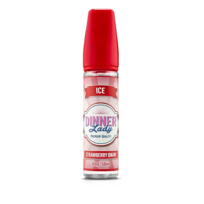 Strawberry Bikini (Ice)Dinner Lady 50ml Shortfill e Liquids – 70VG