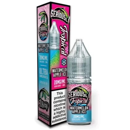 Watermelon Apple Ice Seriously Salty – Doozy Nic Salts e Liquid 10ml – TPD