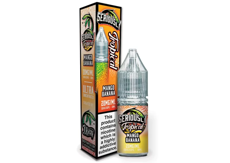 Mango Banana Seriously Salty – Doozy Nic Salts e Liquid 10ml – TPD