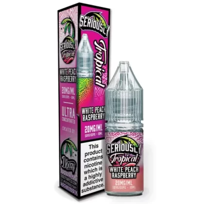 White Peach Raspberry Seriously Salty – Doozy Nic Salts e Liquid 10ml – TPD