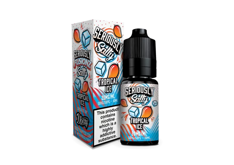 Tropical Ice Seriously Salty – Doozy Nic Salts e Liquid 10ml – TPD