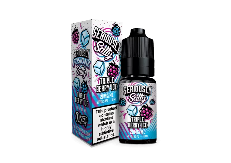 Triple Berry Ice Seriously Salty – Doozy Nic Salts e Liquid 10ml – TPD