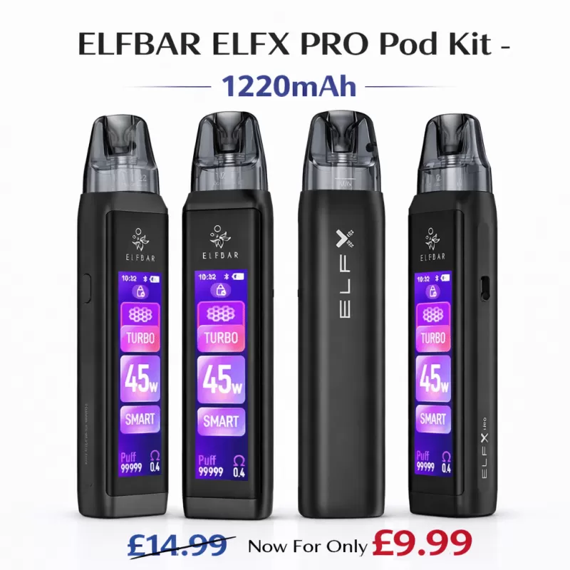 ELFBAR ELFX PRO Pod Kit – Classic Edition 1200 mAh – 45W