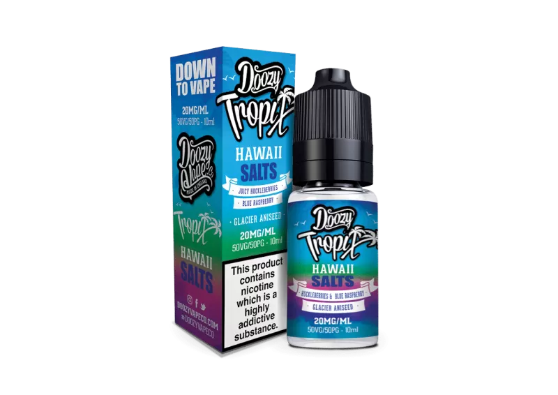 Sour Blue Raspberry Apple Seriously Salty – Doozy Nic Salts e Liquid 10ml – TPD