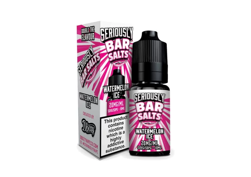 Watermelon Ice Seriously Salty – Doozy Nic Salts e Liquid 10ml – TPD