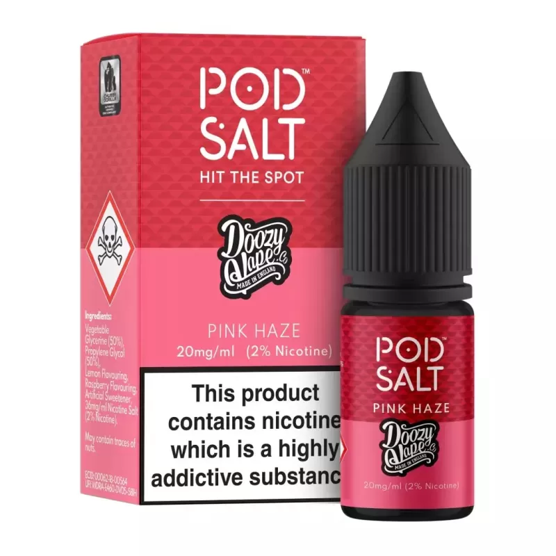 Pink Haze Seriously Salty – Doozy Nic Salts e Liquid 10ml – TPD