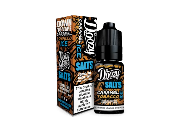 Caramel Tobacco Ice Seriously Salty – Doozy Nic Salts e Liquid 10ml – TPD