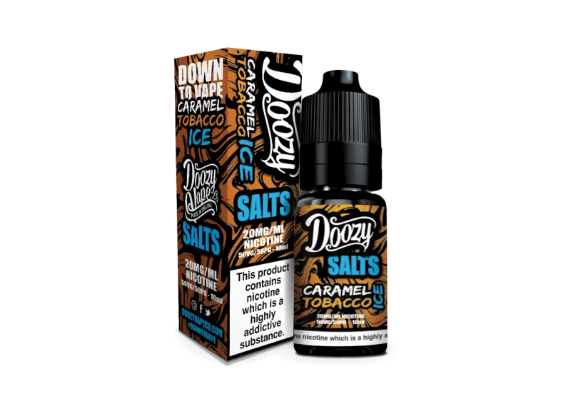 Caramel Tobacco Seriously Salty – Doozy Nic Salts e Liquid 10ml – TPD