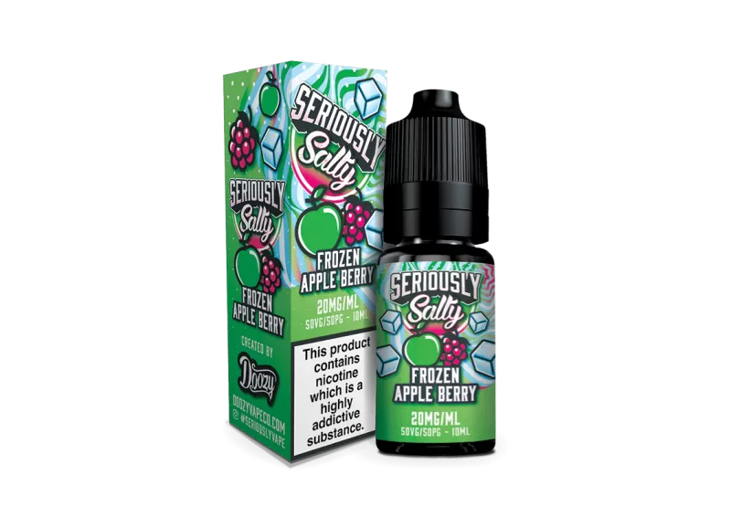 Frozen Apple Berry Seriously Salty – Doozy Nic Salts e Liquid 10ml – TPD