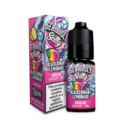 Blackcurrant Lemonade Seriously Salty – Doozy Nic Salts e Liquid 10ml – TPD