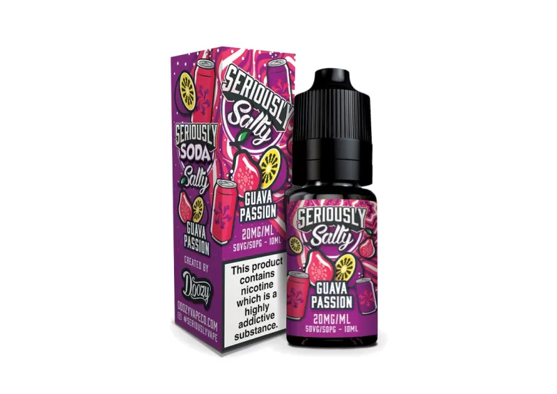 Guava Passion Seriously Salty – Doozy Nic Salts e Liquid 10ml – TPD
