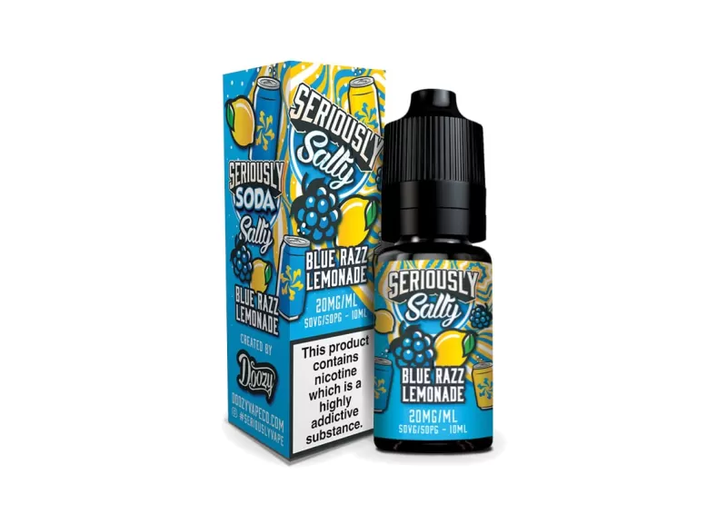 Blue Razz Lemonade Seriously Salty – Doozy Nic Salts e Liquid 10ml – TPD