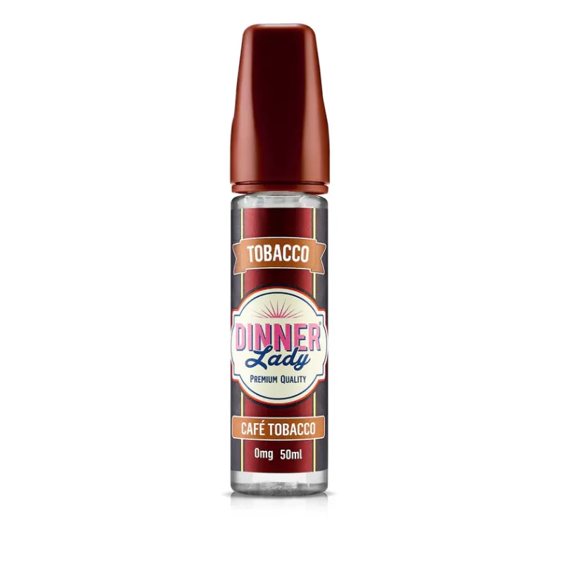 Cafe Tobacco Dinner Lady 50ml Shortfill e Liquids – 70VG