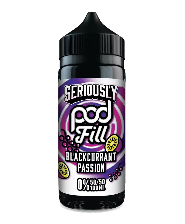 Blackcurrant Passion Pod Fill E Liquid 100ml – 50VG