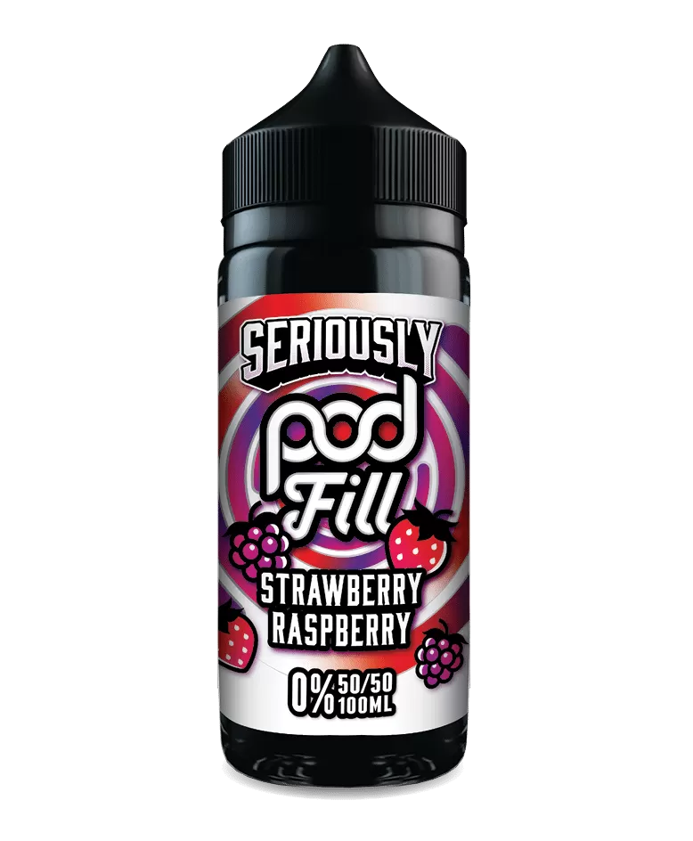 Strawberry Raspberry Pod Fill E Liquid 100ml – 50VG