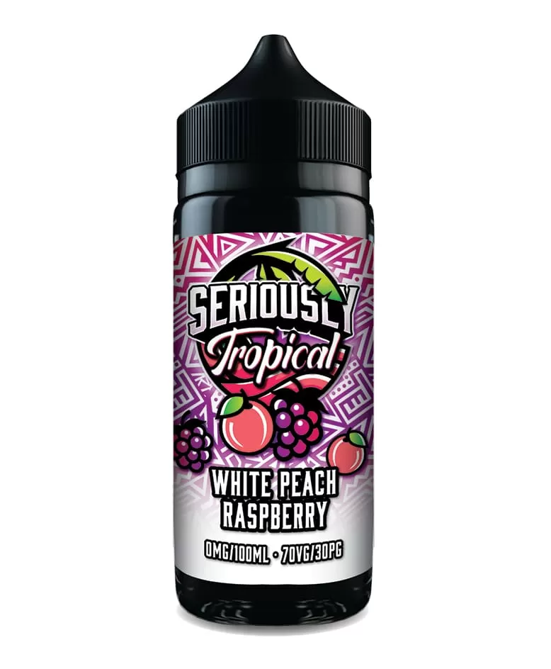 White Peach Raspberry (Tropical) Seriously E Liquid 100ml – 70VG